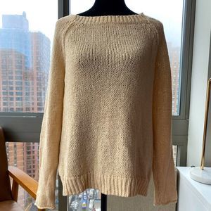 Vince Cream Knot Sweater NWOT